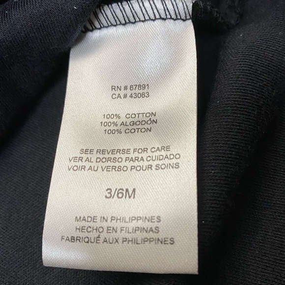 NWT NFL 2 Piece Black & Blue Carolina Panthers Creeper Set Baby Girl 3-6Months - Picture 5 of 12